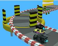 Racecar steeplechase master vonatos HTML5 játék