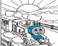 Thomas the tank engine online coloring