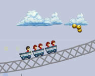 Rollercoaster rush online játék